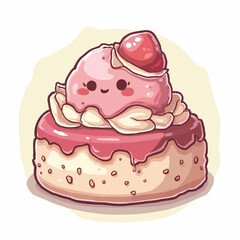 Cute Candy And Cake Design