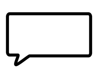 Fototapeta premium speech bubble icon 06A : bubble, speech, icon, symbol, illustration, vector, design, speech balloon icon, comics, cartoon style