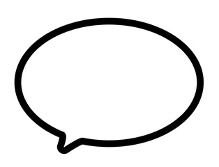 speech bubble icon 02A : bubble, speech, icon, symbol, illustration, vector, design, speech balloon icon, comics, cartoon style