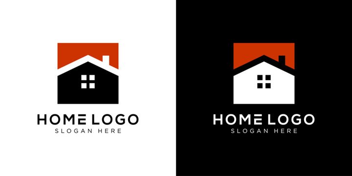 home Logo Design Template vector - Powered by Adobe