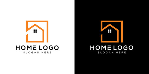 home Logo Design Template vector