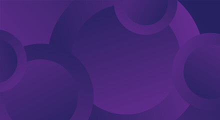 Modern purple circle shape abstract gradient background