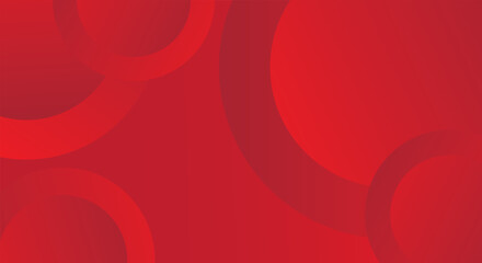 Modern red circle shape abstract gradient background