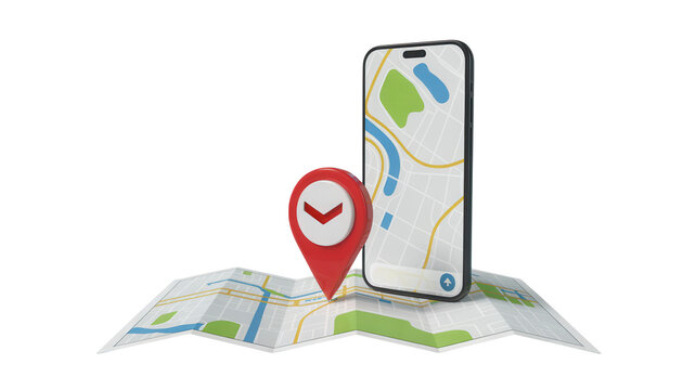 Navigate with ease using a modern smartphone app and location pin, ensuring seamless travel and exploration on a detailed map for confident adventures