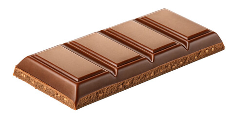 Chocolate Bar Top View Isolated on Transparent Background
Milk Chocolate Bar Isolated PNG &ndash; Top View on White or Transparent Background