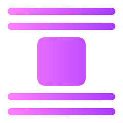 Jump Object gradient icon