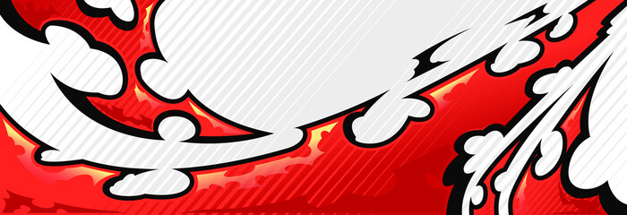 Sporty Graphic Design Background with Flame Inspired Motion