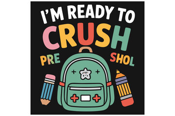 Funny 100 Days of School T-Shirt Templates – Editable Vector Pack