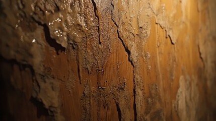 Textured Wood Surface with Natural Water Effects and Patterns