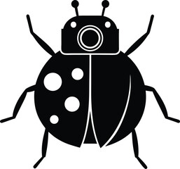 vector illustration of a beetle