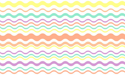 Rainbow pastel color nice lines background