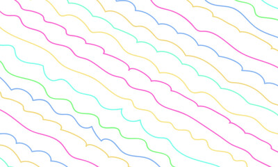 Rainbow pastel color nice lines background