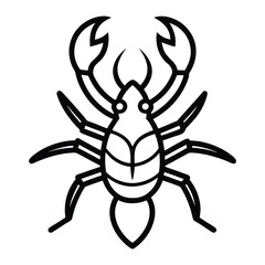 Solid color Yabby animal vector design