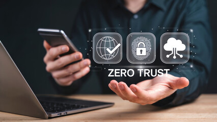 Implement zero trust architecture for secure data access on mobile and laptop devices with confidence