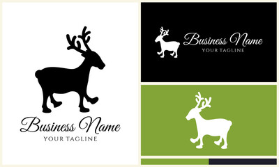 Reindeer Logo Design Variations.