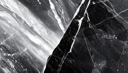 大理石 黒 白 質感 模様 石材 鉱物 天然素材 テクスチャ 光沢 クラック 線 抽象的 背景 高級感 エレガント 地層 デザイン モダン 複雑