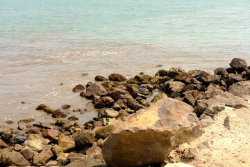 Rocky Shoreline with Gentle Waves