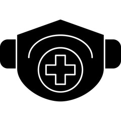 Obraz premium Medical mask Icon