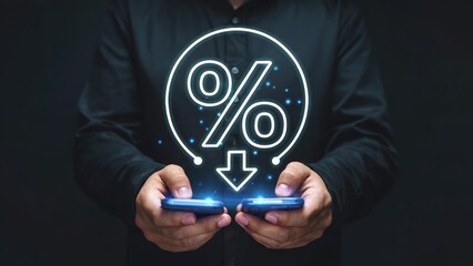 Exciting drops in interest rates with mobile banking make finances easier to manage from anywhere