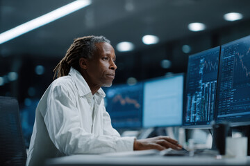 data analyst working in finance utilizing machine learning techniques for forecasting financial metrics