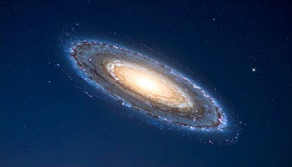 Spiral galaxy in deep space (1)