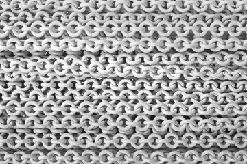 Chain grey texture horizontal patterns abstract on background