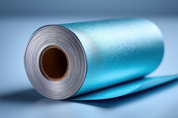 Shiny Blue Glittery Vinyl Wrap Roll for Crafts