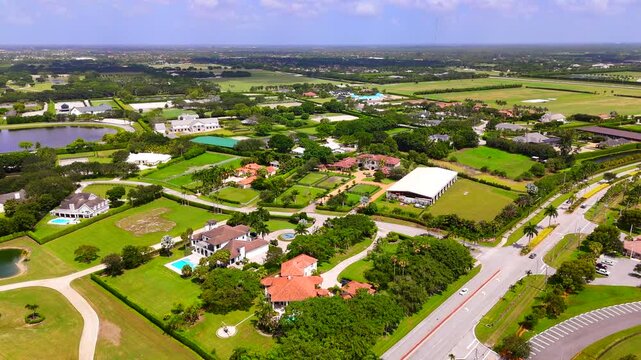 Luxury Wellington Florida equestrian mansion homes