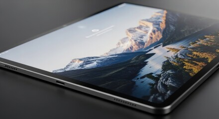 New generation tablet with stunning high resolution display and sleek design