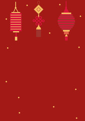 Merry Christmas postcard. Chinese New Year of the Horse