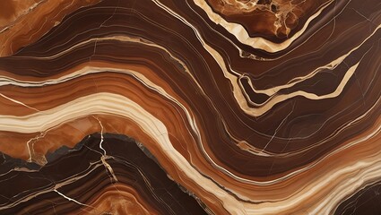 Abstract swirling patterns of earthy tones in natural stone texture