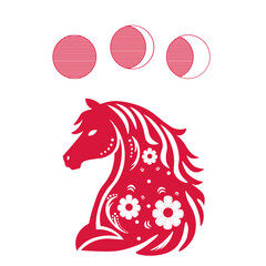 Chinese Lunar New Year 2026 Day of the Horse Illustration 