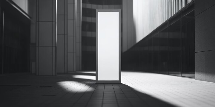 Abstract geometric designs set against a modern architectural interior, with strong lighting creating dramatic shadows and a sense of depth. - Powered by Adobe