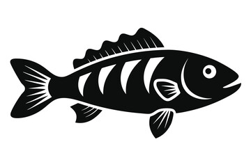 Solid color Wrasse animal vector design