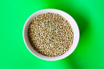 Raw buckwheat groats, a gluten-free superfood rich in fiber, protein, and minerals