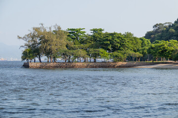 Ribeira beach in the Paqueta island neighborhood of Rio de Janeiro.