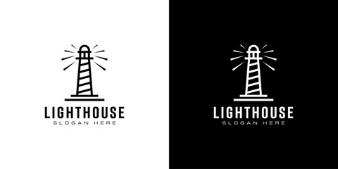 Lighthouse icon. Simple illustration of lighthouse vector icon for web