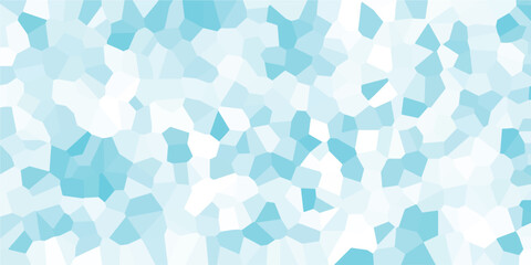 Abstract mosaic background featuring a cool blue and white color palette perfect for artistic designs and digital projects