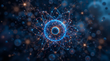 Create a visualization of the atomic orbitals in a molecule