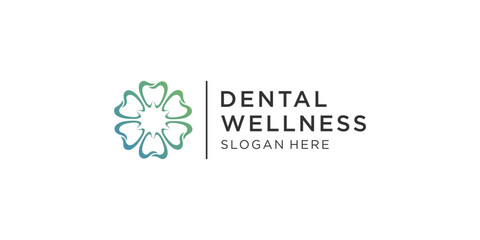 dental care logo vector template