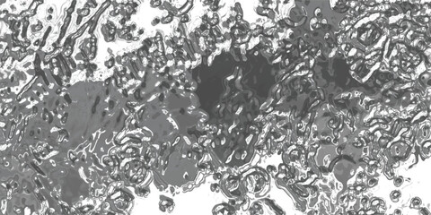 Abstract grunge texture in grayscale evoking liquid forms and organic shapes for background design