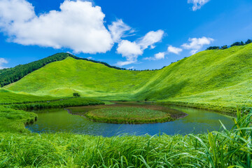 奈良県　曽爾高原のお亀池