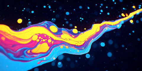 Fluid lava lamp motion in 3D design