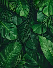 Tropical foliage background
