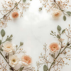 The style is light and airy, suitable for seasonal or nature-themed designs.