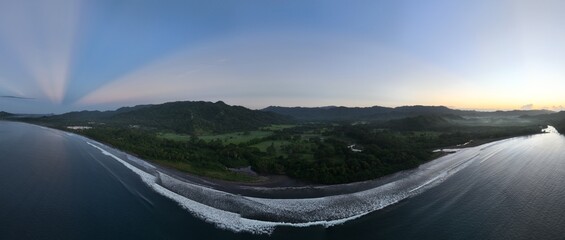 Calm waters at Playa Tambor near Paquera, Costa Rica