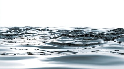 Liquid expanse Water surface with subtle ripples and shimmering light interplay