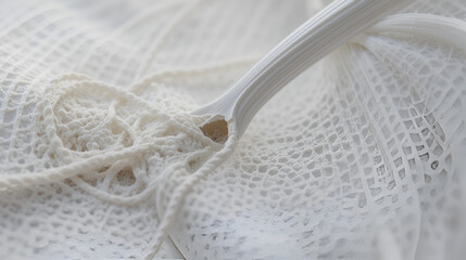 Close-up of a white pencil