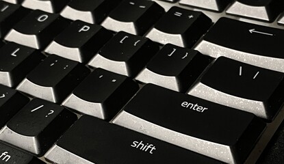 old typewriter keyboard