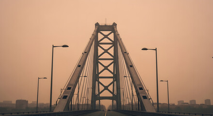 Obraz premium Bridge to the City